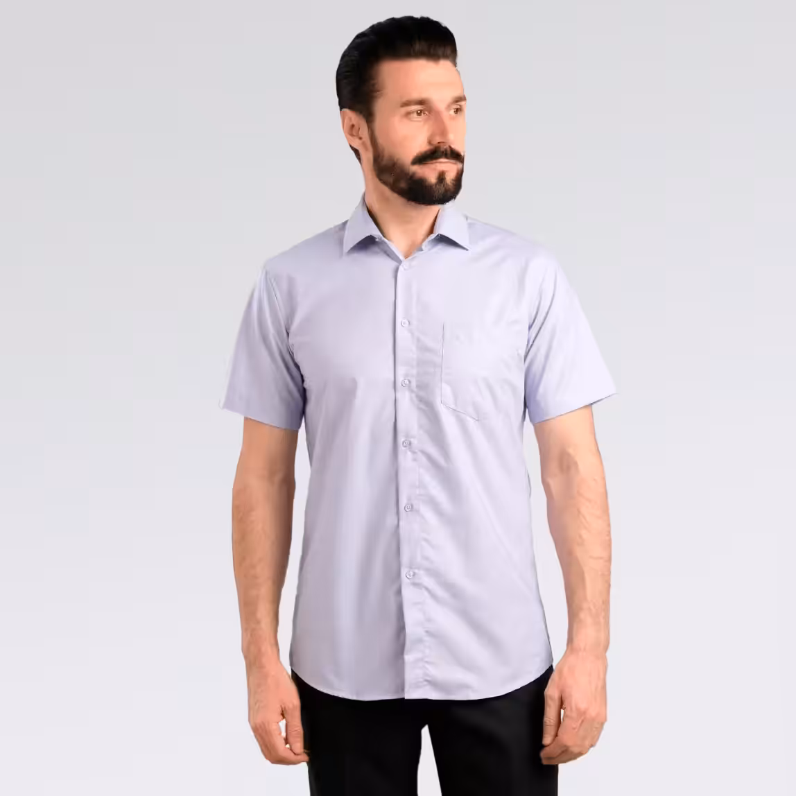 Camisa manga corta para uniforme empresarial