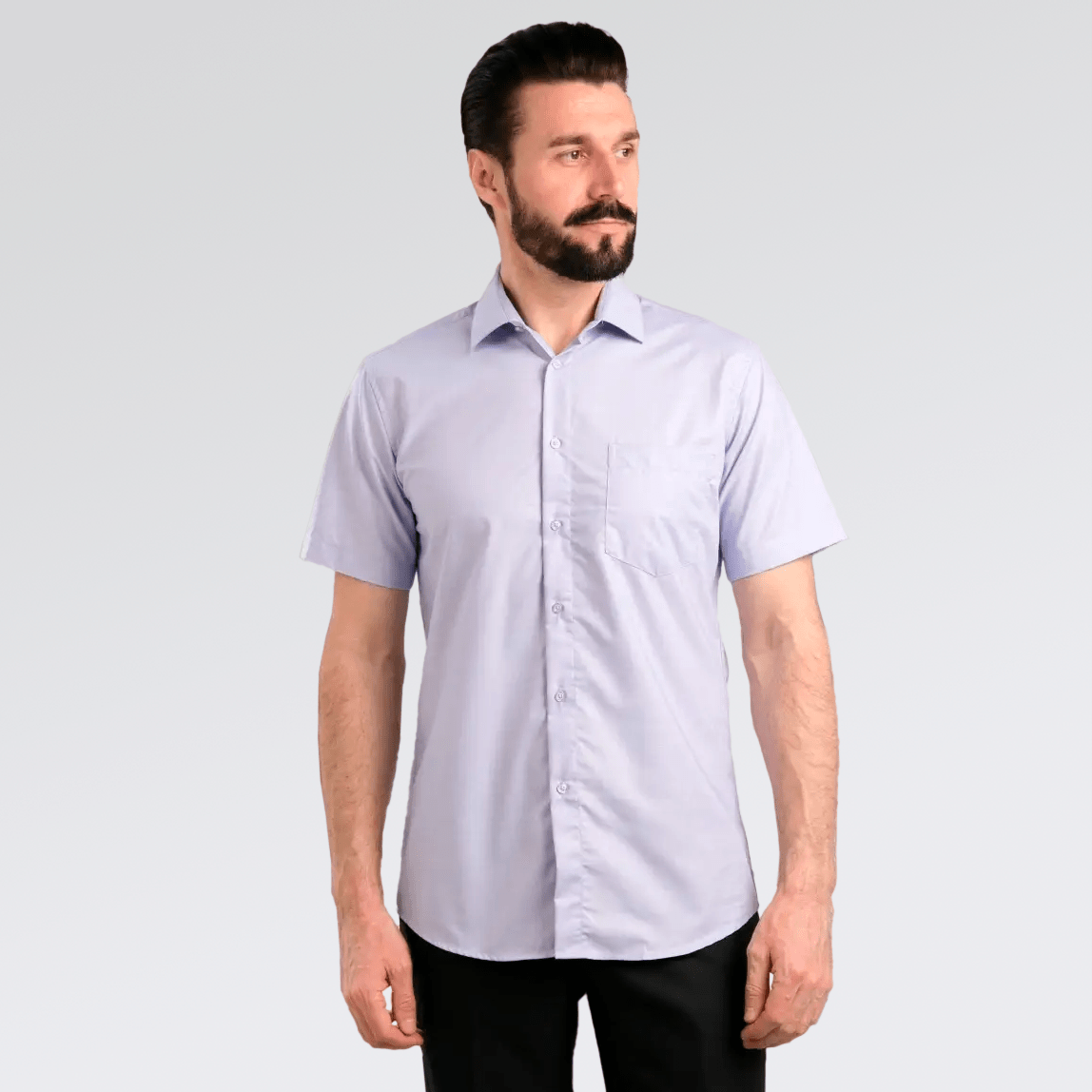 Camisa manga corta para uniforme empresarial