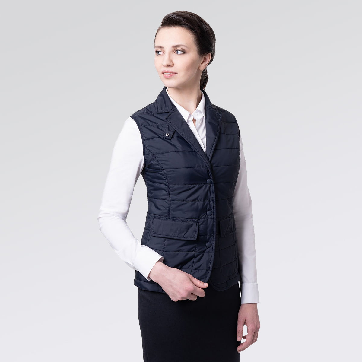 Chaleco ejecutivo acolchado para dama